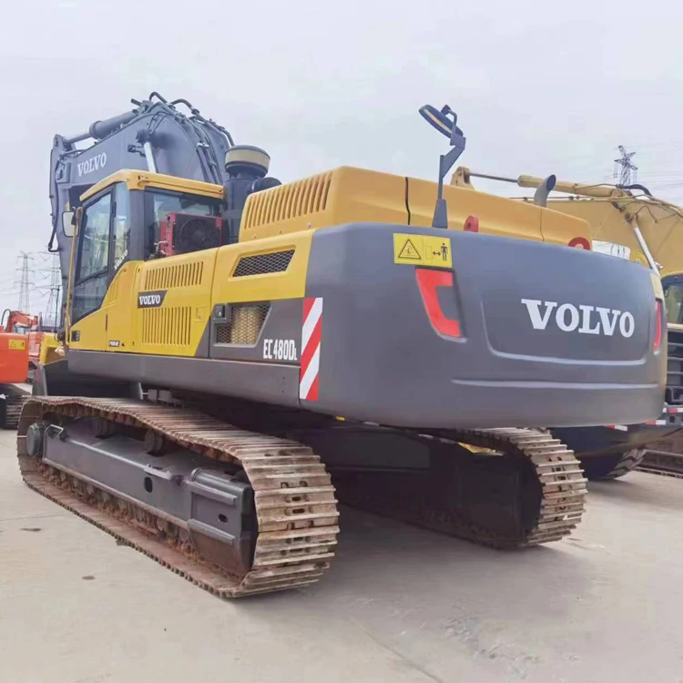 Health condition used excavator volvo 480 made in Korea crawler used volvo ec480dl crawler excavator in Shanghai
