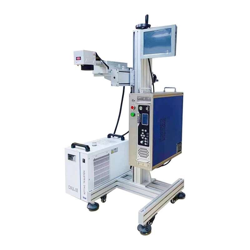 Online Flying 3W 5W UV Laser Printer For Industrial Date Printing