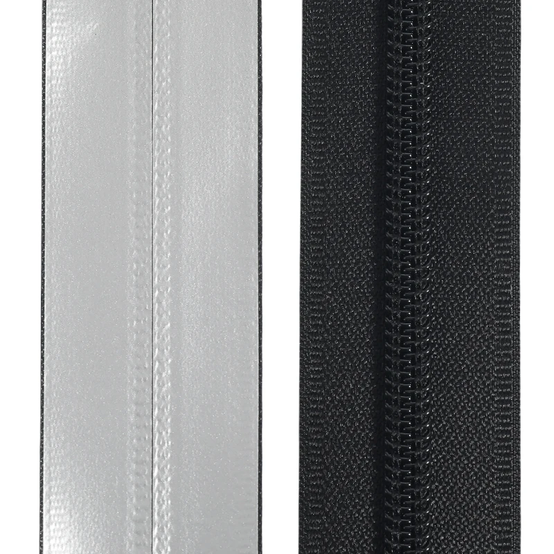 OCO Reflective zipper #3 #5 #7 #8 nylon drysuit zipper Pvc Tpu Pu Customized Waterproof Zippers For Raincoat Clothes