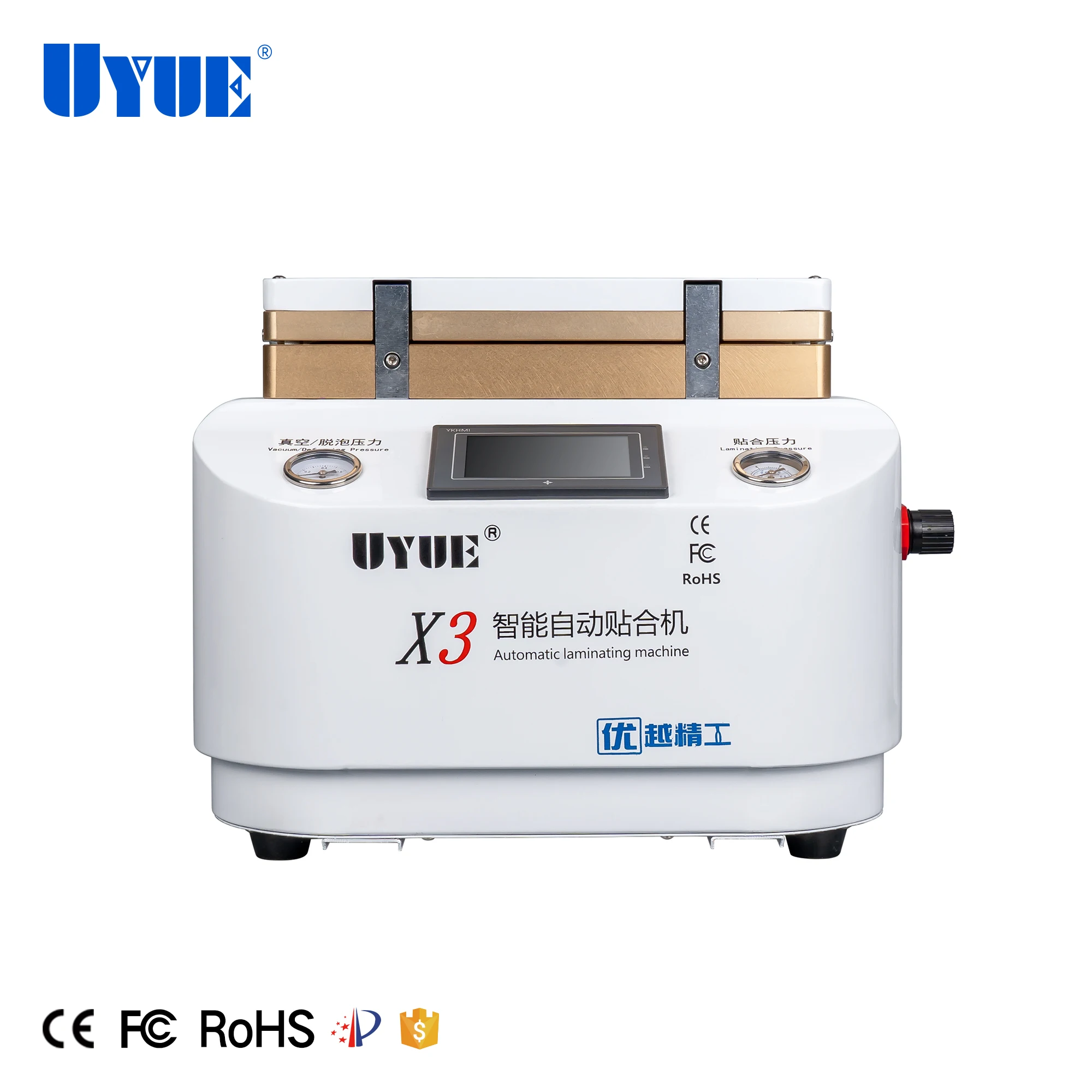  Автоматическая ламинирующая машина UYUE X3 OCA с функцией удаления пузырьков для ремонта ЖК-экранов iphone
