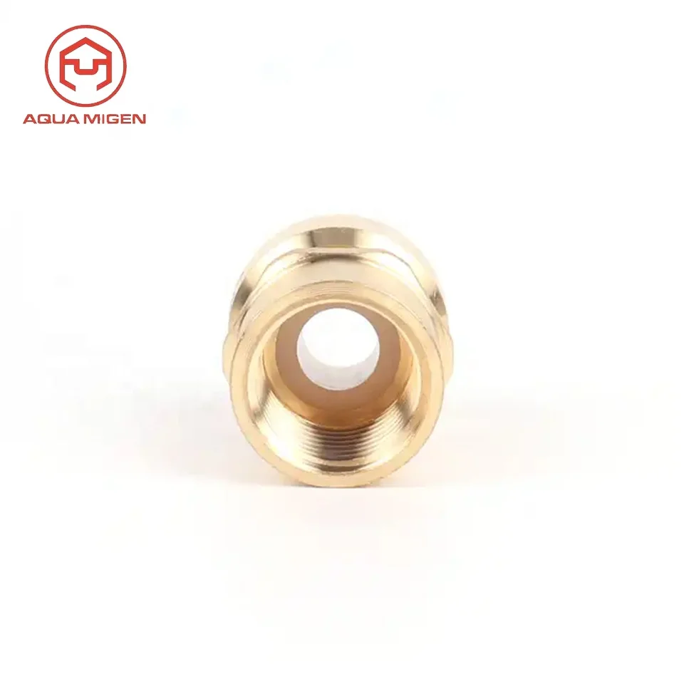 Professional Manufacture Gas Meter Connector Cross Water Female Thread Plumbing Press Pex Air Pipe Brass Fittings