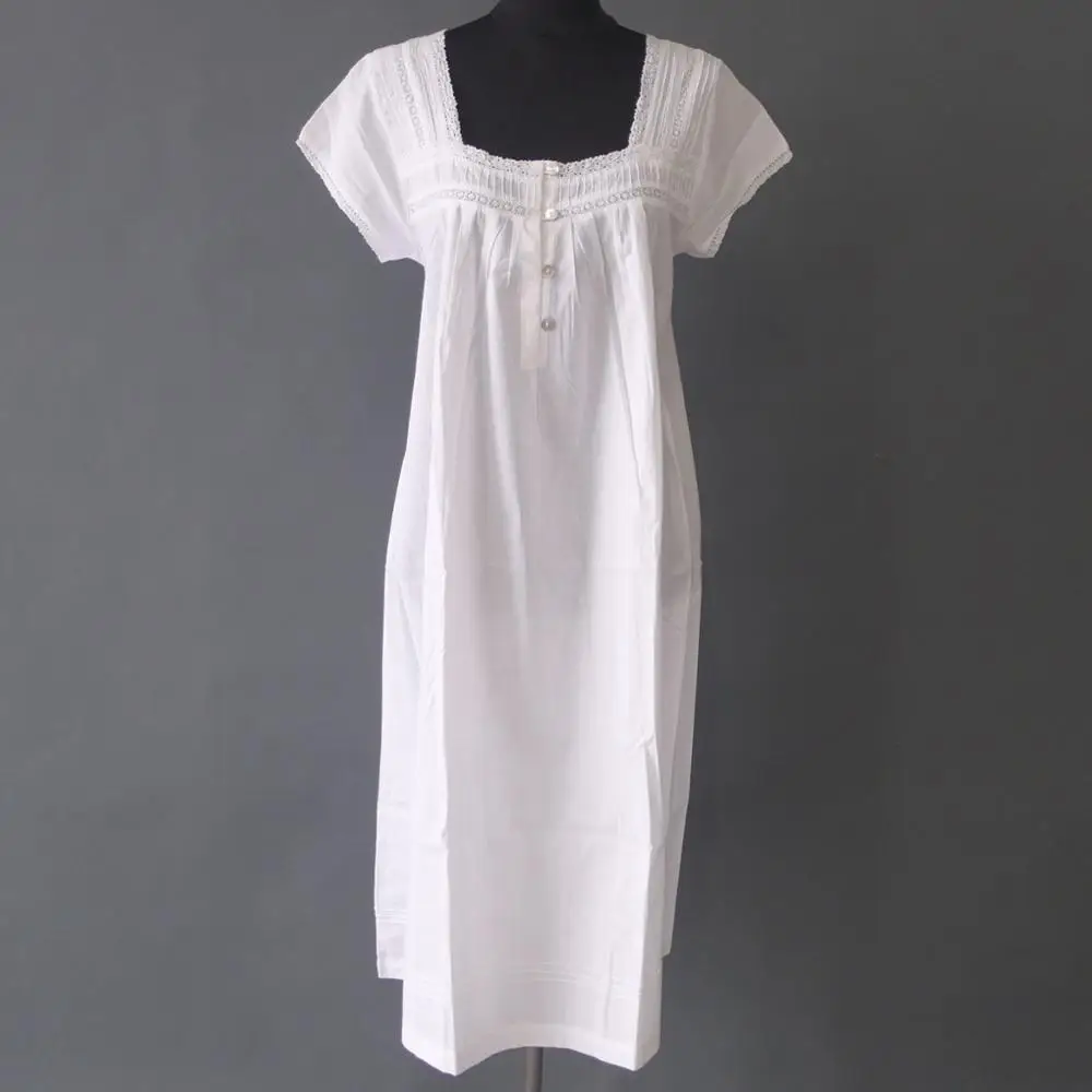 high capability factory direct sale factory cotton ladies nightgown