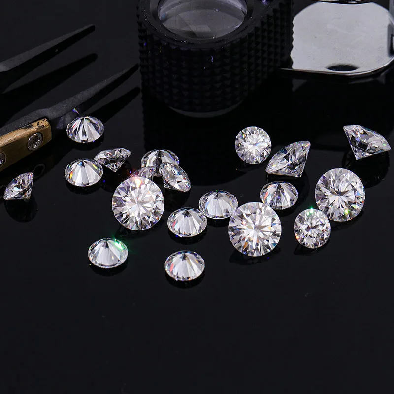 Excellent Radiant Cutting Moissanite DEF Color VVS1 Clarity Pass Moissanite Diamond Tester Loose Gemstones With GRA Certificate