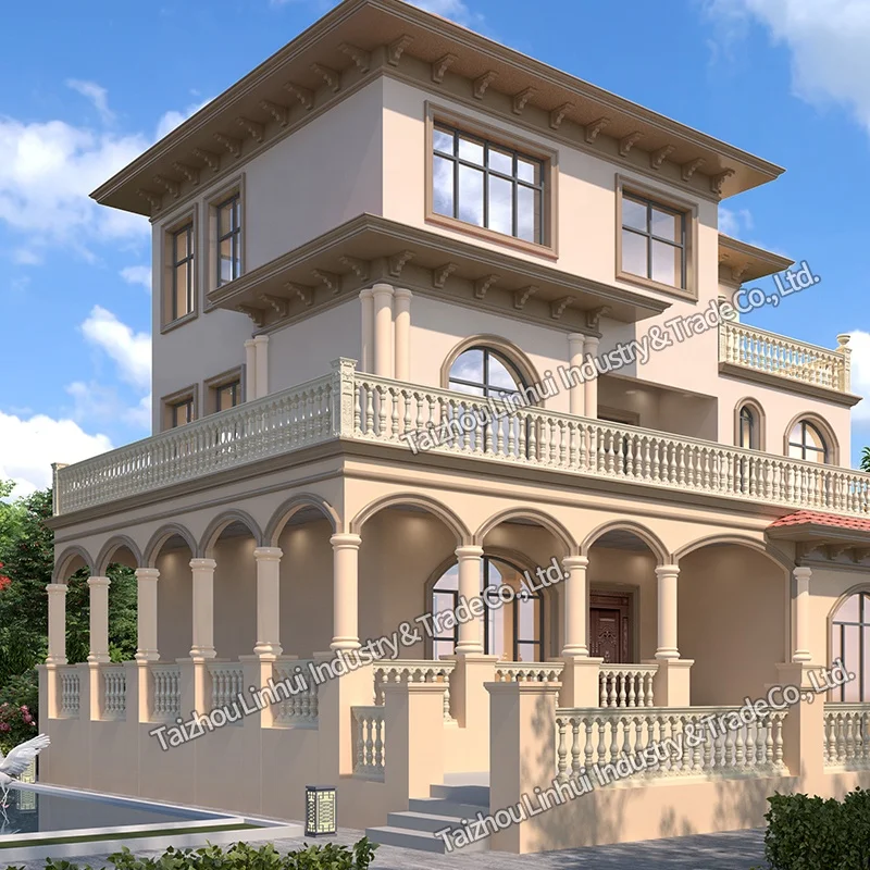 concrete mold casting decorative round pillar adjustable plastic column construction precast pile cylinder post moulds for sale