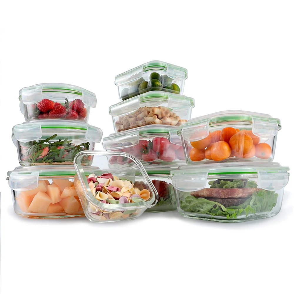 Professional food storage container with lid cookwaresets glass meal prep containers