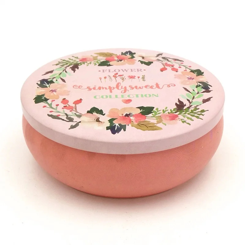 whole sale customized empty bowl shaped vintage sweet tin box for collection