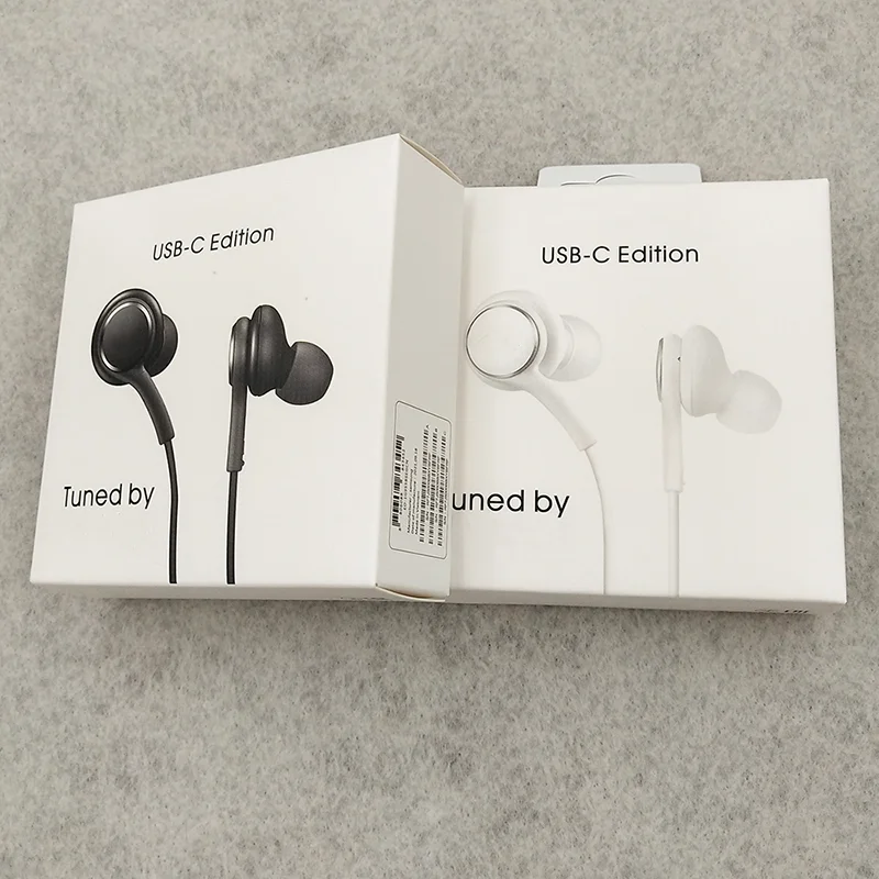 For Samsung AKG Earphone Type C In-Ear Headphone With Mic Wire For Galaxy Note 10 S21 S21 S20 Ultra S20 S20+ S20FE A90 A80