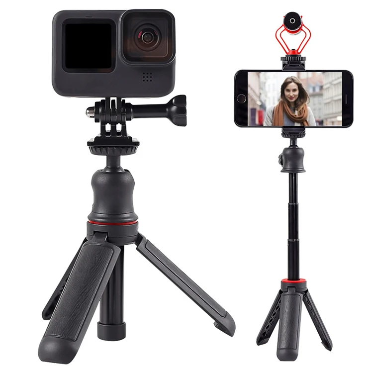 Mini Portable Tripod Handheld Selfie Rod Multifunctional Desktop Tripod