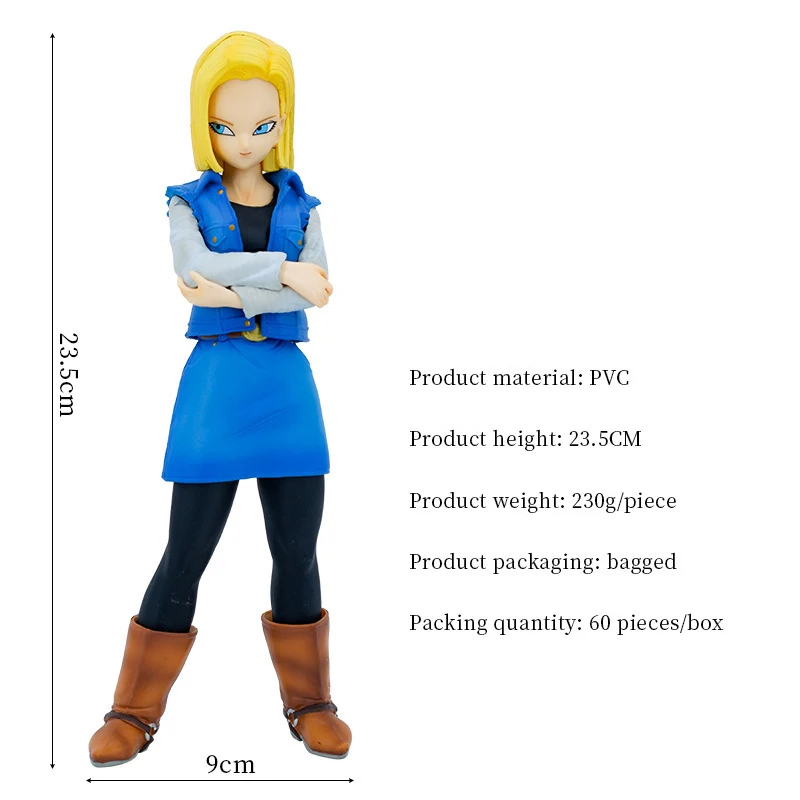 HNSCAnime Bdz Z Figure Rise Android 17 18 Action Pvc Collection Model Toy Anime Toys For Kids
