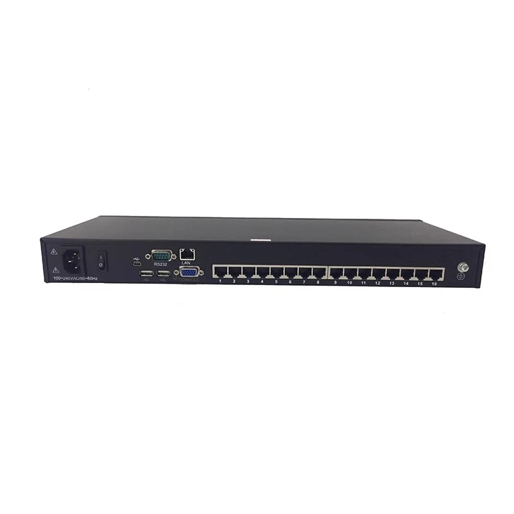 RJ45 RJ11 1280x1024@60Hz 16-port CAT5 IPKVM switch