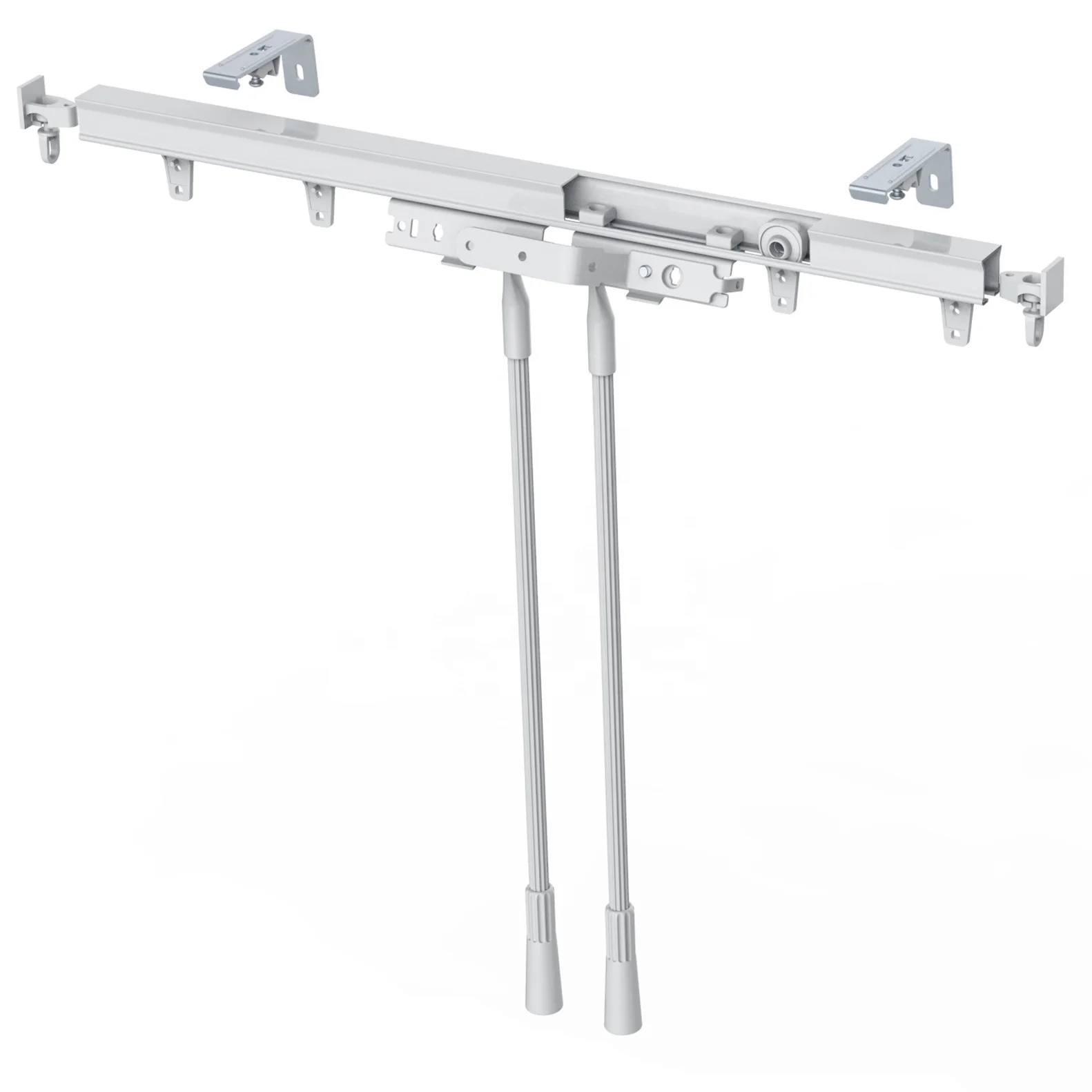 Curtain Shallow Fix Brackets White for Draper Hardware for Ripple Fold Curtain Rail