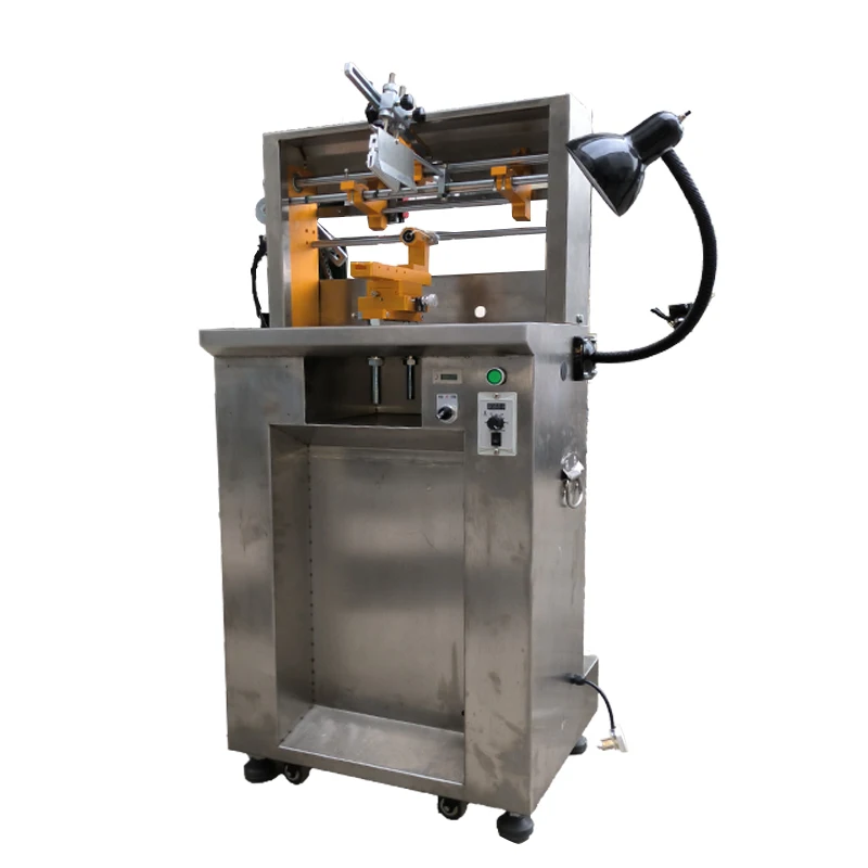 (half)Factory Supply High Precision and efficiency Semi Automatic Electric Screen Printing Machine For plastic glass metal