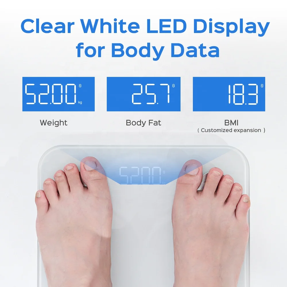 Digital Smart Weight BMI Scales Body Analysis scale Weighing Body Fat Weight Scale