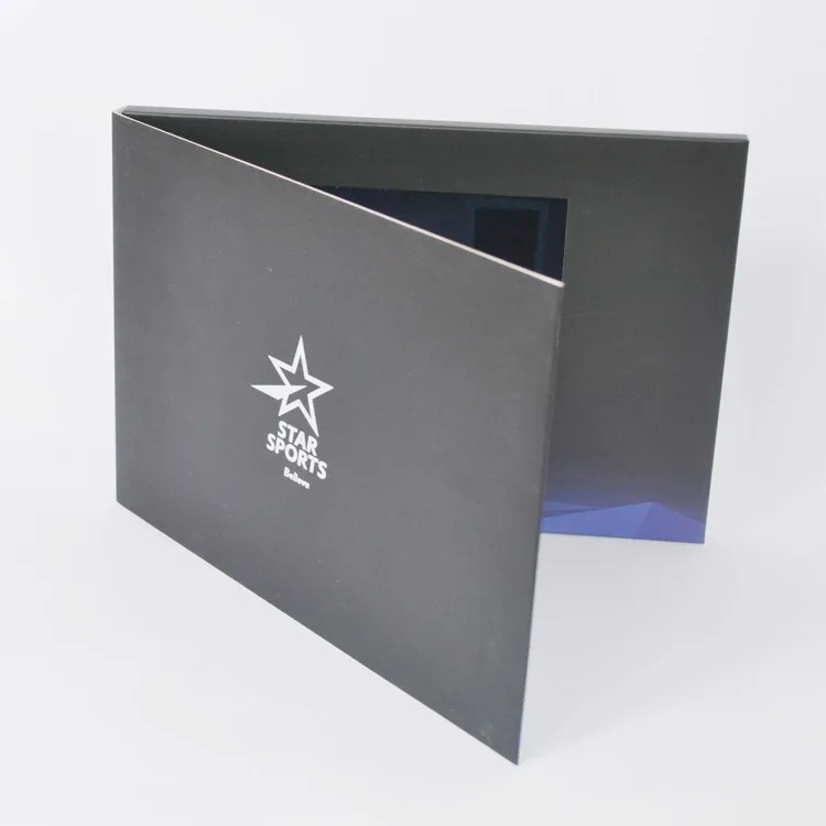  Popular design 4.3 inch lcd screen video brochure card led