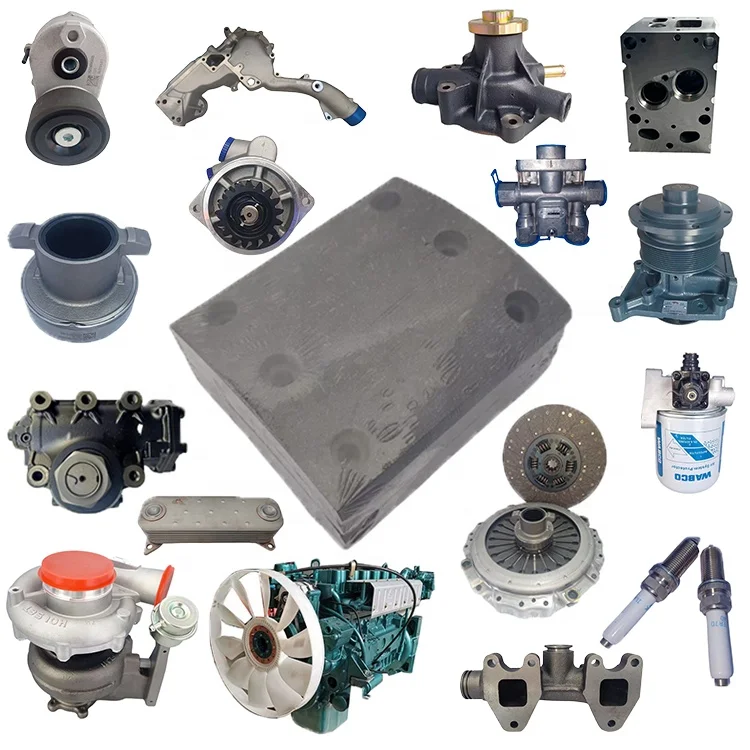 Hot Sale SINOTRUCK SINOTRUK HOWO A7 T7H T5G TH7 TX SITRAK C7H Truck Whole Spare Parts Chassis Components Brake Pads WG9100440029