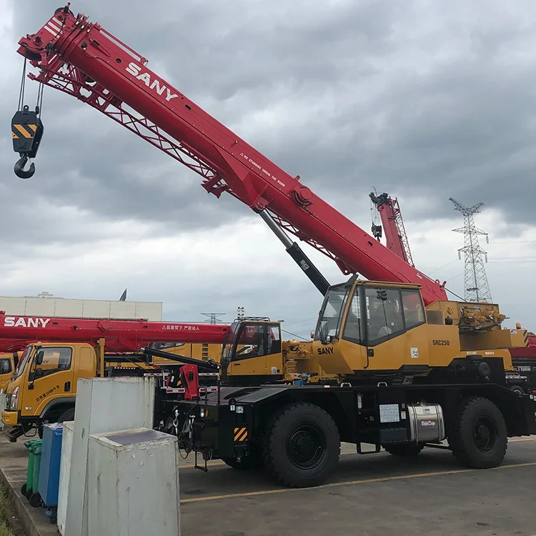 Новый кран грузовик SRC250 25 тонн шероховатый кран