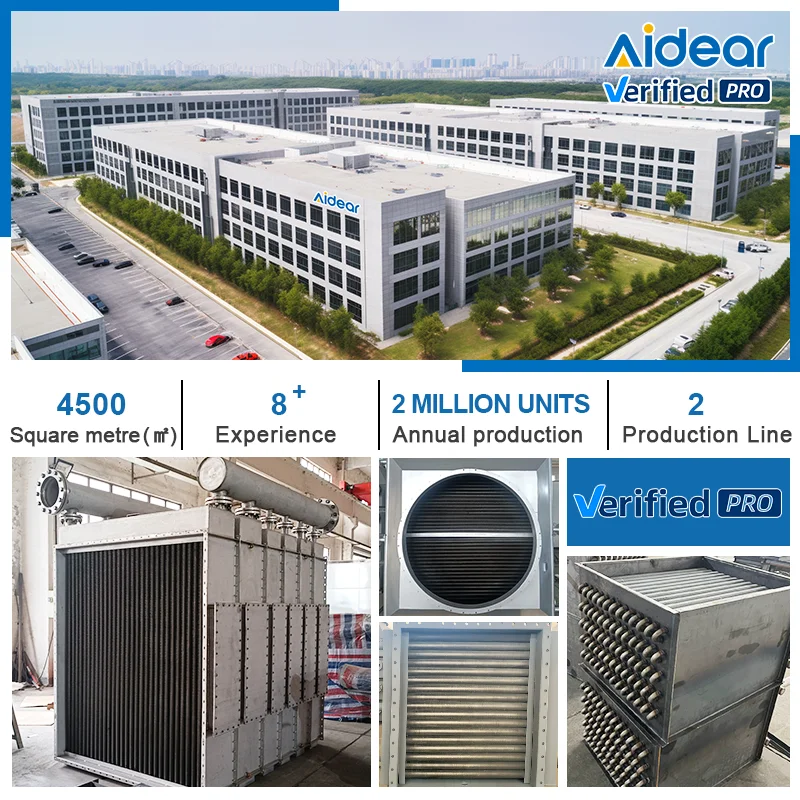 Aidear Good Price main heat exchanger for gas boiler finned tube heat exchange