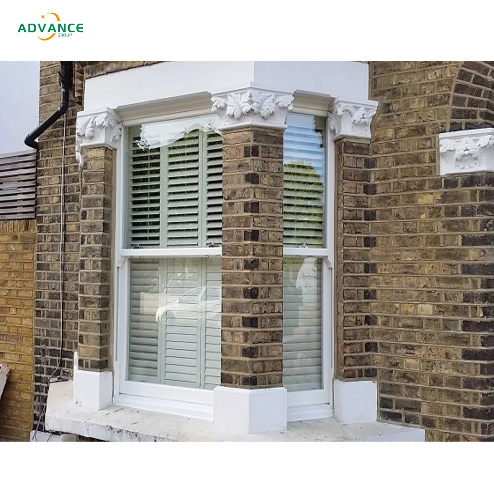 2024 high quality pvc profile thermal break white upvc pvc vinyl horizontal casement windows