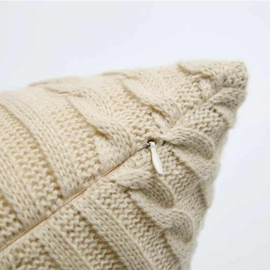 WD Decorative Moroccan Acrylic Knitted Throw Pillow Case for Home Decor Cushion Cover