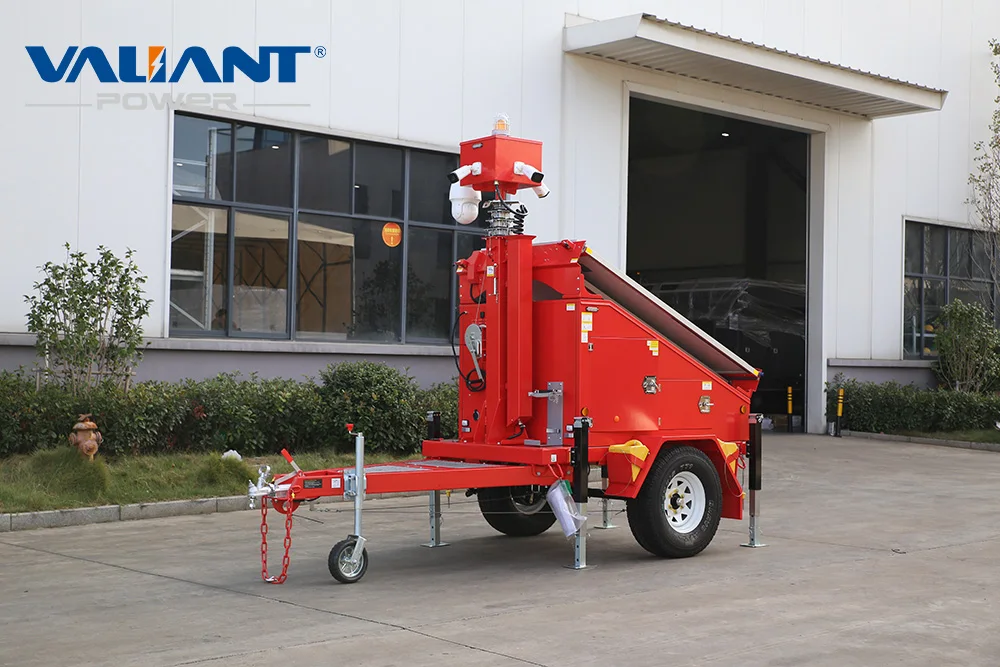 Hot Sale Surveillance trailer for cctv security camera