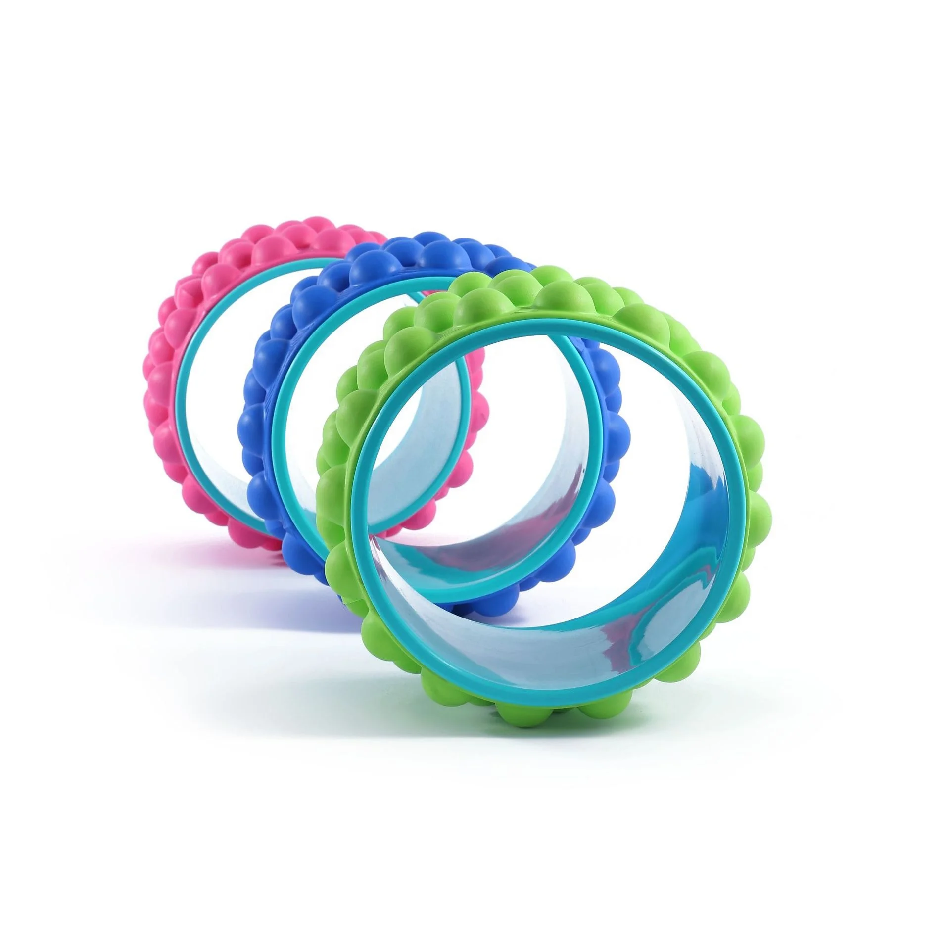 Gym Home Fitness Back Roller EVA Back Workout Yoga Wheel Roller for Leg Back Waist Pain Relief