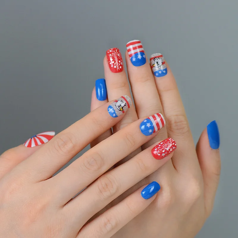 Hot Selling Uv Lamp Semi Cured Gel Nail Sticker Nail Polish Stickers Wraps Custom Gel Nail Strips