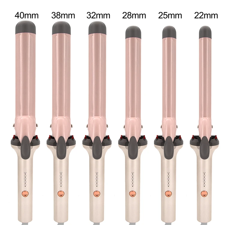 2022  infrared ionic hair curler big wave 40mm barrel Dual PTC Heater Electric Ionic Ceramic Hair Curlers Rollers