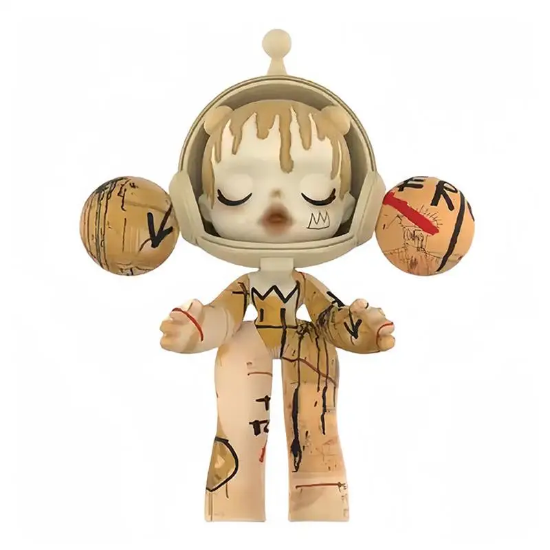 POPMART Bubble Mart Skullpanda Basquiat 400% SP Hand-held MEGA Collection Big Baby Ornaments