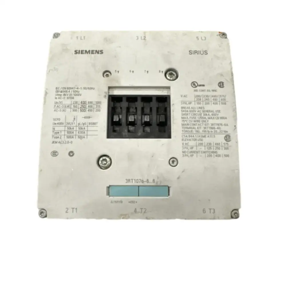 SONGWEI CNC 3RT10766AP36 Новый и оригинальный Контактор мощности 3RT1076-6AP36