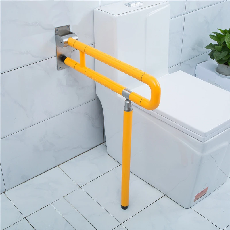 Hospital Bathroom Grab Rails Toilet Safety  Bracket Handrails For Disabled Wall Mounted  Elderly People Bracket Folding Grab Bar