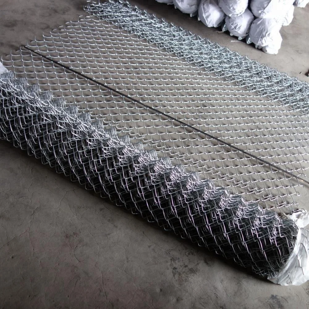 Heavy Duty PVC Coated & Galvanized Chain Link Wire Mesh Fence Farm Garden Slope Protection Chain Link Fencing