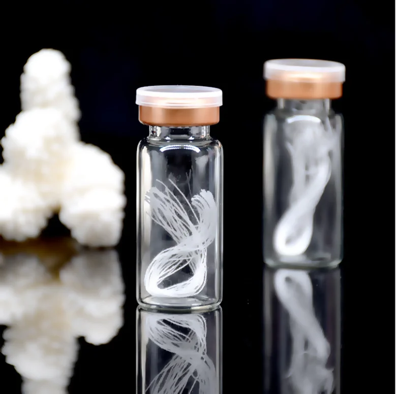 OEM логотип под заказ Золотой протеиновый пептид коллагеновая линия резьба по лицу подъемная резьба Водорастворимая антиморсковая линия