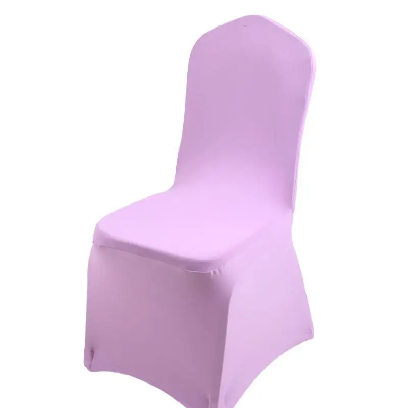 Wholesale white chair covers stretch spandex elastic slipcover for Dining Hotel Banquet wedding cover
