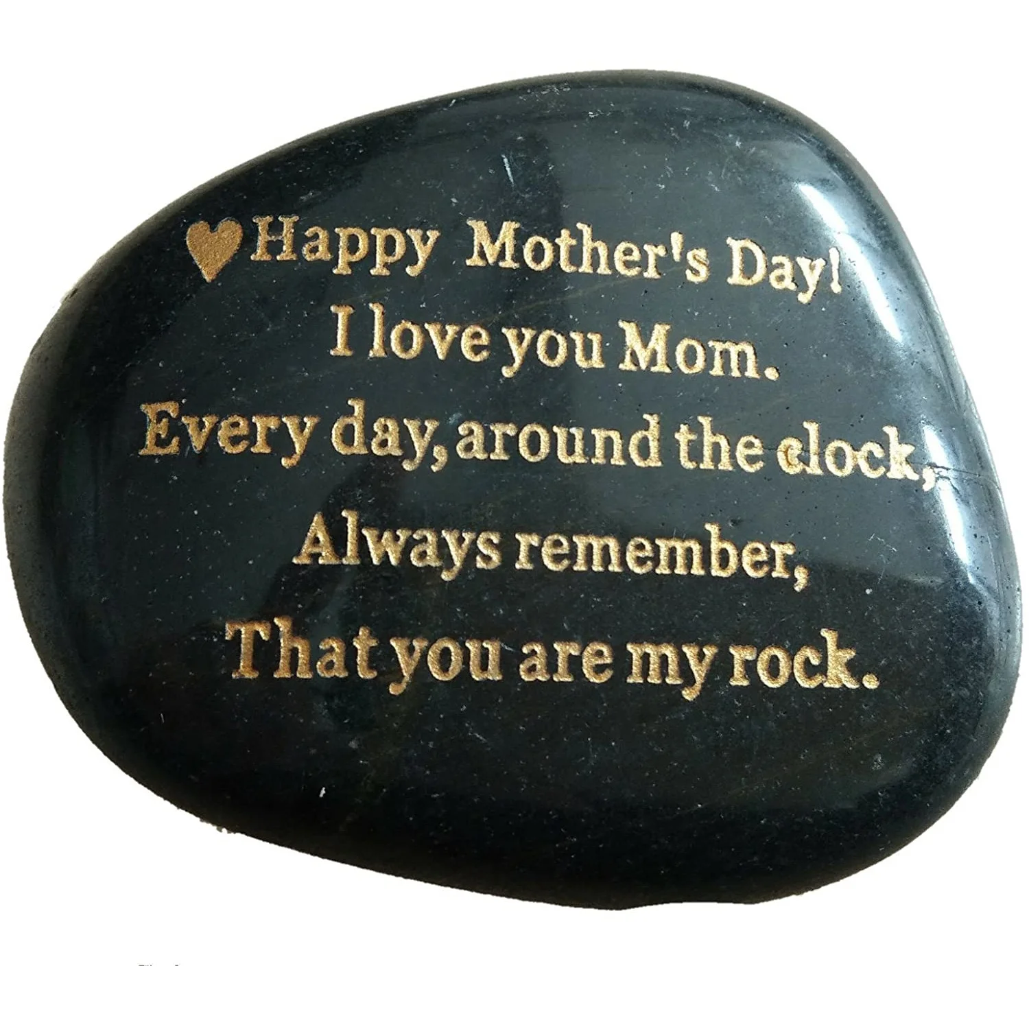 Amazon hot sale Mothers Day Gifts / Fathers day gift Happy mothers day YOU ARE MY ROCK Rare Unique Gift Engraved Rock