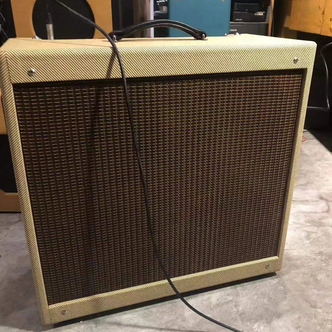 На заказ Grand 59 Bassman 4*10 все трубки проводной Гитарный Усилитель комбо с Jensen динамиками FD стиль