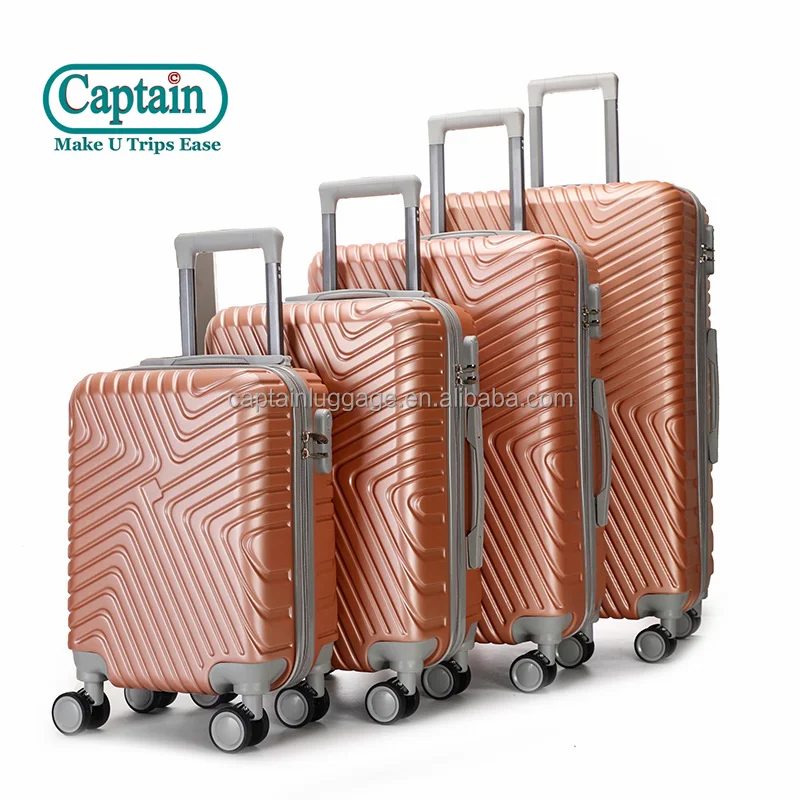China Professional Manufacture Customized Size Trolley Bag Travel Trolley Luggage Set Colorful Travelling ABS Suitcase