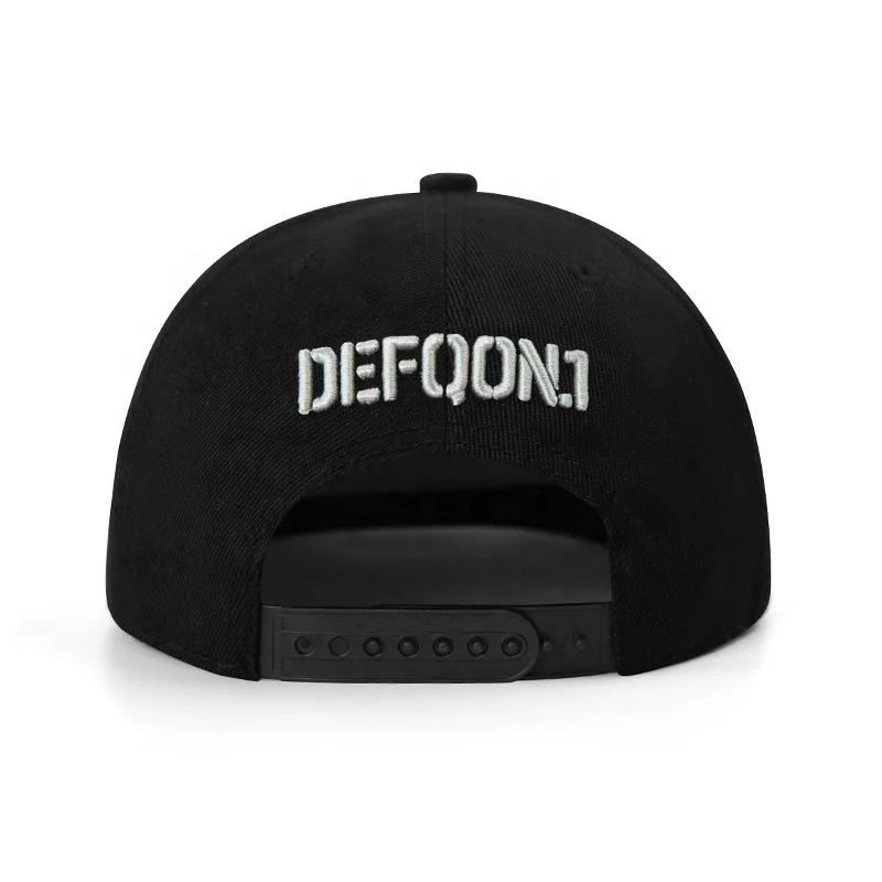 Custom Flat Brim Embroidery Logo Gorras 6 Panel snapback cap  Cotton unstructured Baseball Cap For Men and Women