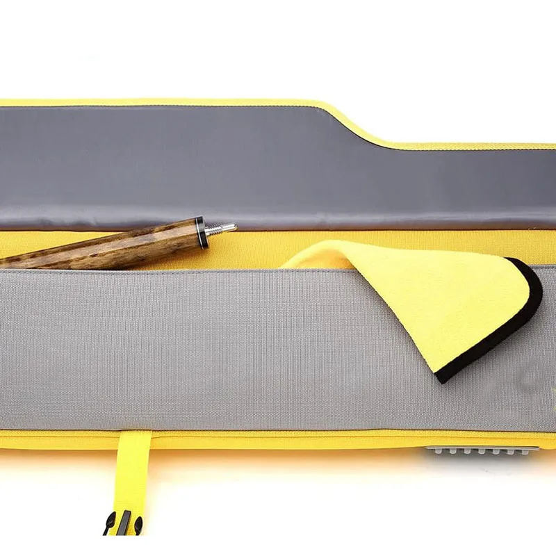 Custom Oem 2 Butts 2 Shafts 1/2 Luxury Carry Hard Snooker Pool Cue Case Bag For Player