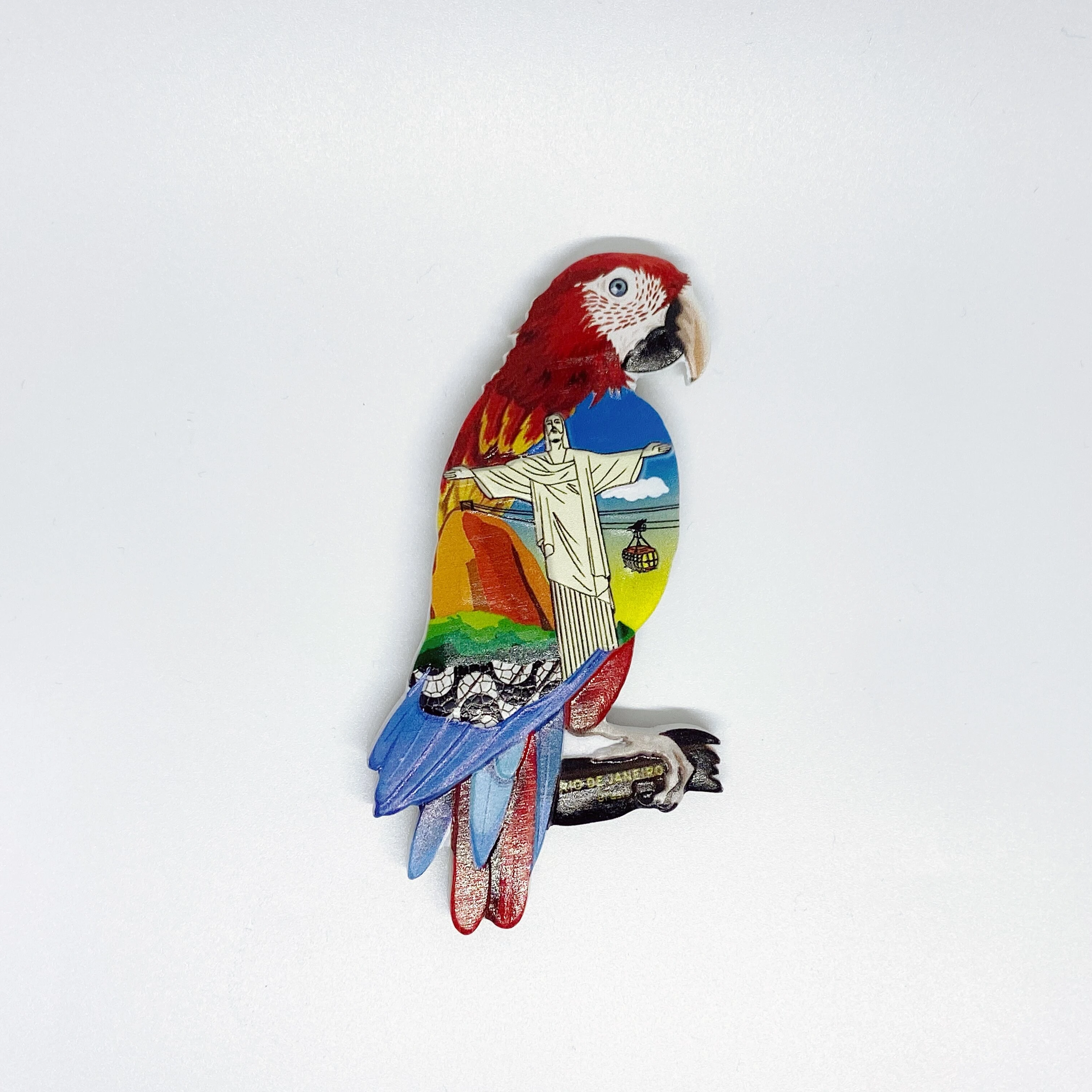 YIWU BaiWen  Wholesale promotional gift  customized  Brazil tourist  souvenir gift   3D  resin fridge magnet