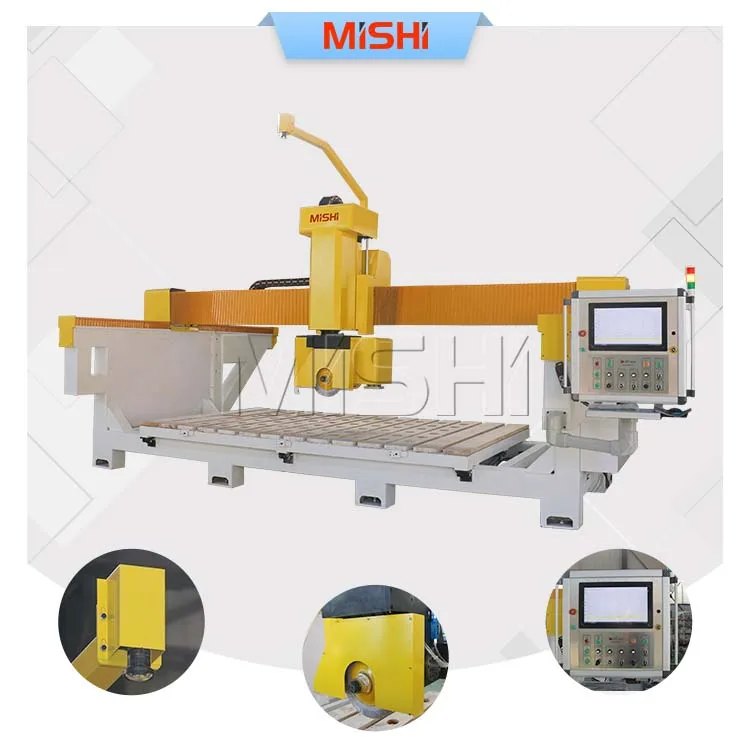MISHI Bridge saw stone cutting machine granite marble engraving cnc machinery reinforced ceramic cutting blade bridge saw