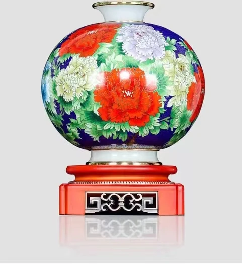 Tianyuan местный цветок богатый шар бутылка перегородчатая медная проволока эмаль бизнес-праздник ежегодная встреча подарки