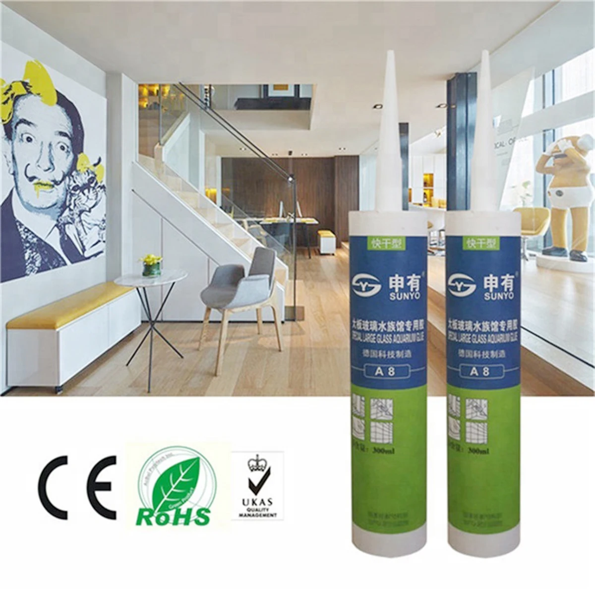 Оптовая продажа, Универсальный водонепроницаемый герметик GP для резервуара для воды, прозрачный силиконовый герметик