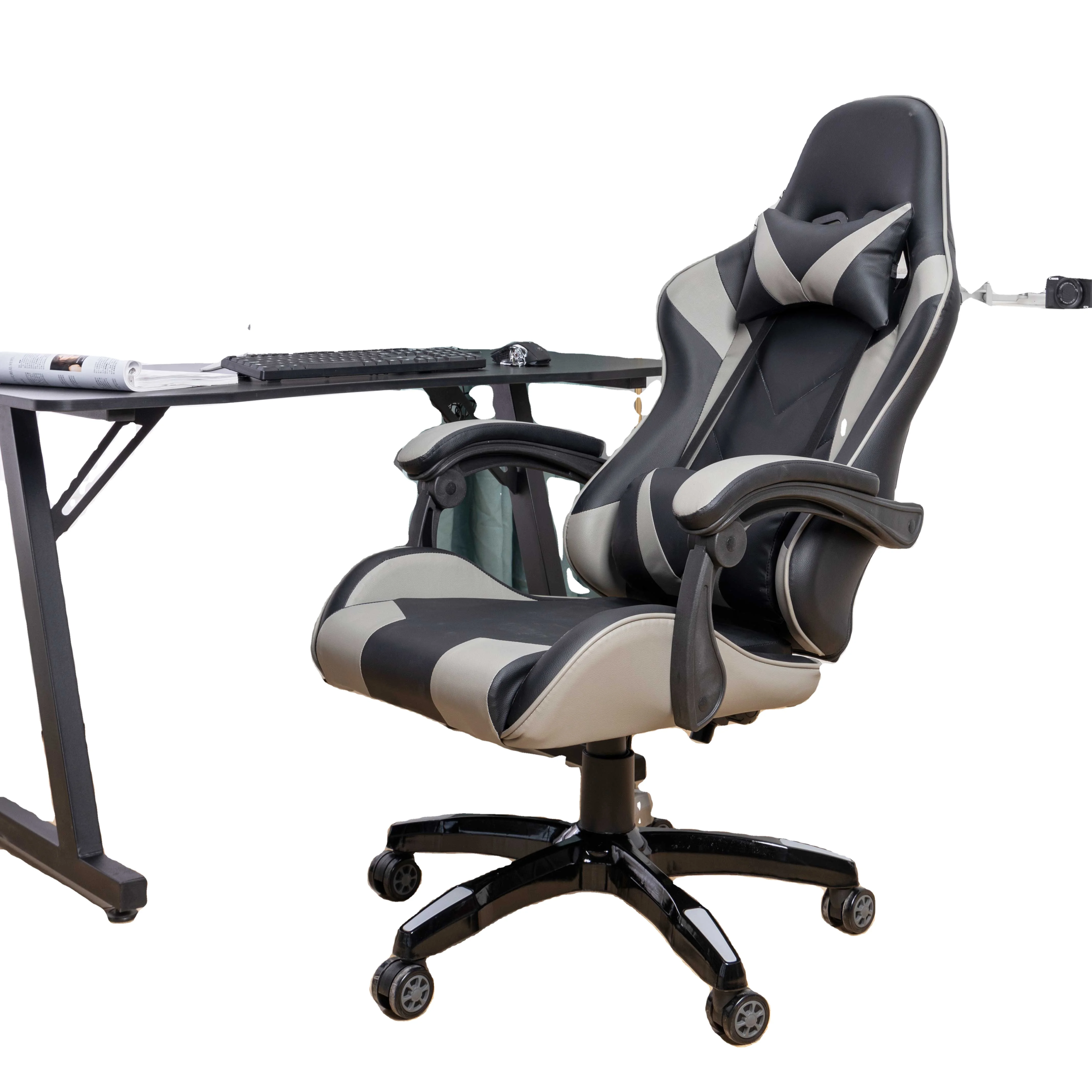 2021 Custom Office Ergonomic Racing Chair gaming chair with lights and speakers Conference Chair