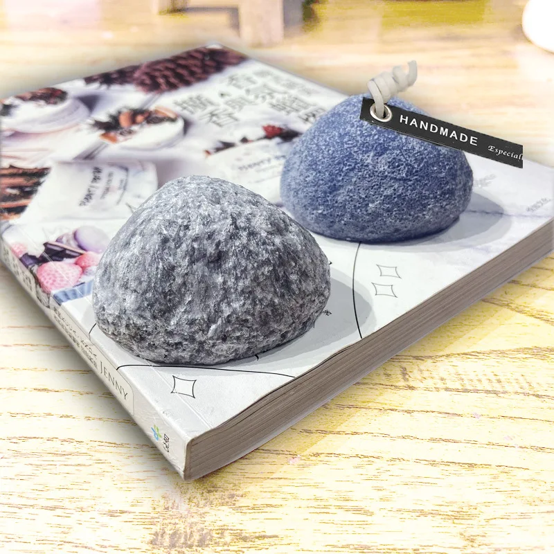 Stone candle mold ins Korean simulation pebble silicone model scented candle DIY material silicone
