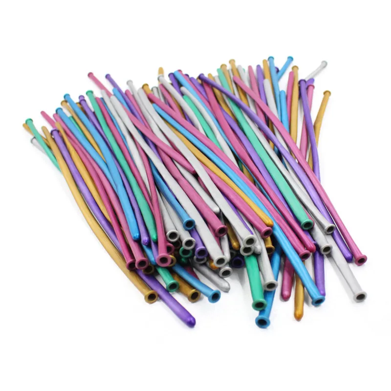 High Quality Metallic 260 Balloons Long Magic Woven Balloons Hundred Shape Kids Toys Wholesale