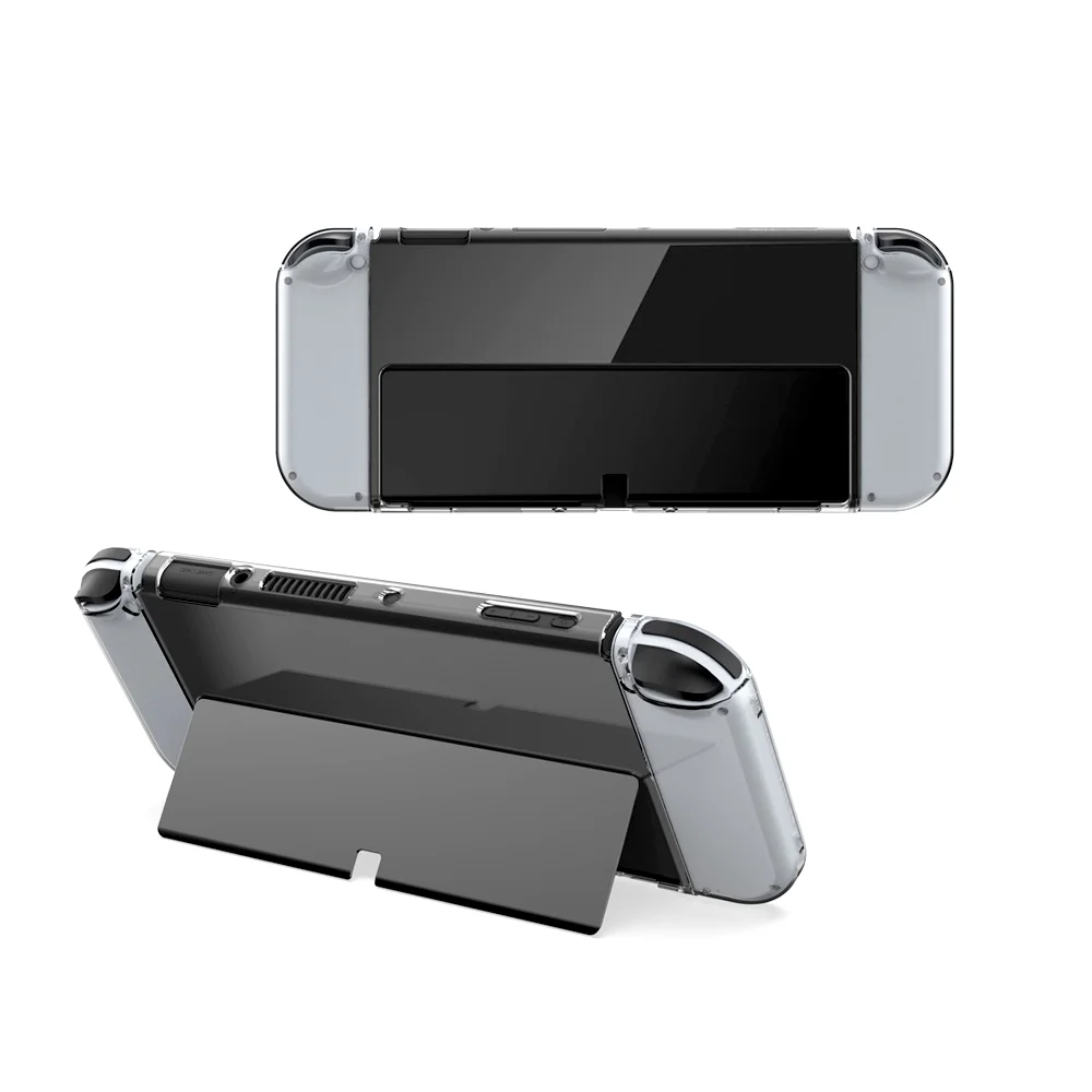 Оптовая продажа с фабрики прозрачный Кристальный Жесткий Чехол защитный прозрачный чехол для Nintendo переключатель OLED аксессуары
