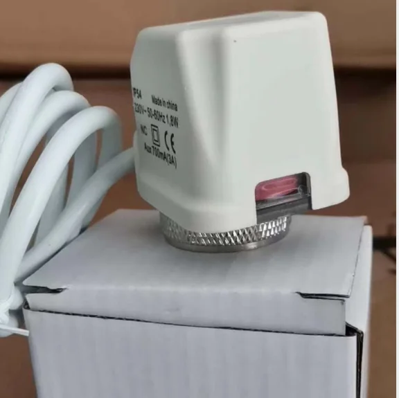 Thermostatic thermal actuator for zone valve radiator floor heating system electrothermal actuator