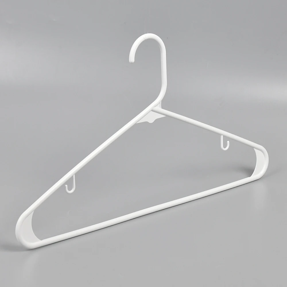 Wholesale Cheapest Price Standard Durable White Plastic Shirt Hanger Clothes Hangers For Cloths