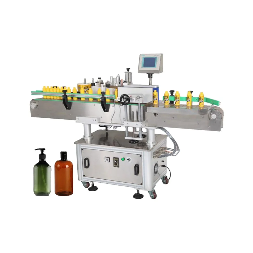 customizable automatic circular shampoo bottles printing labels and packing products round bottle sticker applicator machine