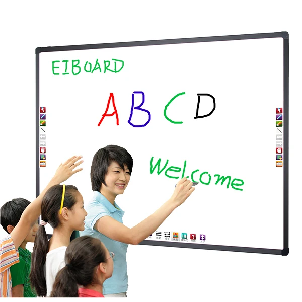 Smart schools white board hand pen writing infrared digital projector board education equipment